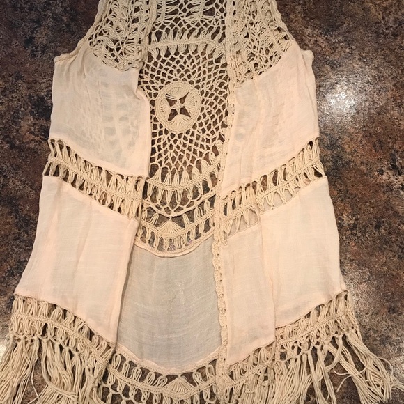 Jackets & Blazers - crochet vest